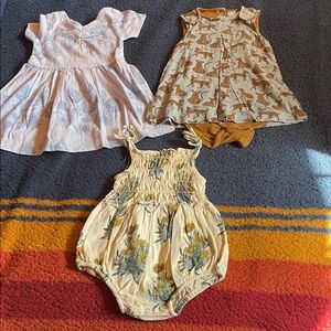Kate Quinn one dress and two rompers bundle of 3